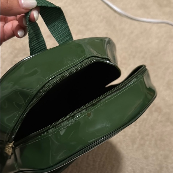 New Harrods Dark Green Mini Backpack with Teddy Bear Motif - Picture 5 of 6